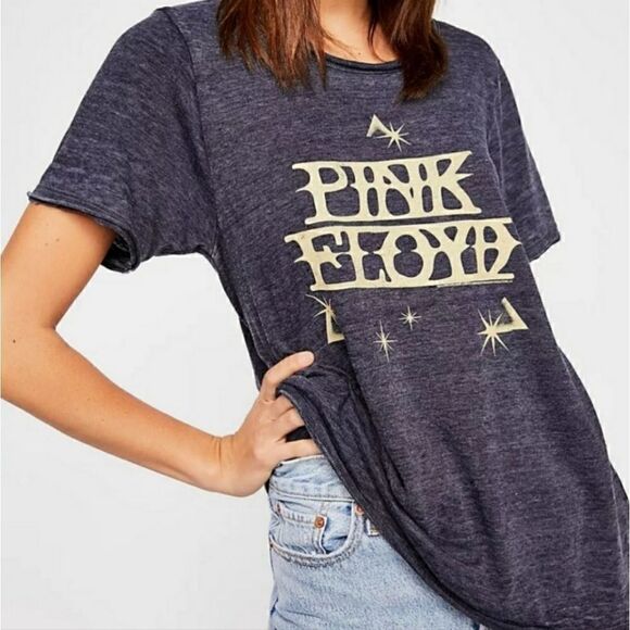 Chaser X Free People Pink Floyd Tee Size Small - Picture 1 of 5
